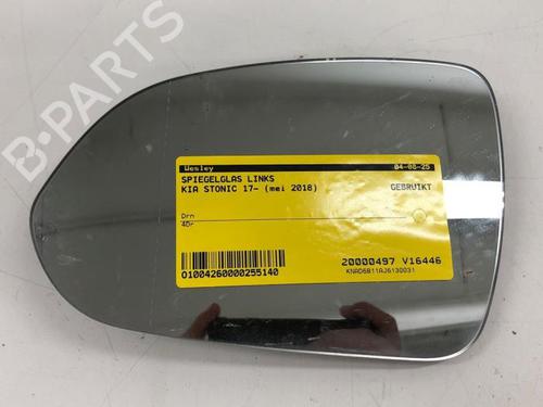 Used Left mirror glass KIA STONIC (YB) 1.0 T-GDi (120 hp) 27871639