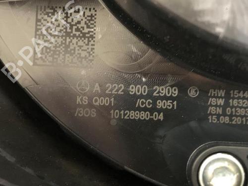 Switch MERCEDES-BENZ S-CLASS (W222, V222, X222) S 400 d 4-matic (222.035, 222.135) | BP26510484I30 