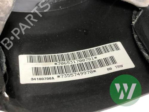 Steering wheel ABARTH 500 / 595 / 695 1.4 (312.AXF11, 312.AXF1A) | BP31873922C49 