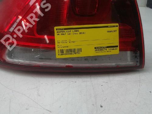 Left taillight VW GOLF VII (5G1, BQ1, BE1, BE2) 1.0 TSI | BP7284737C34 