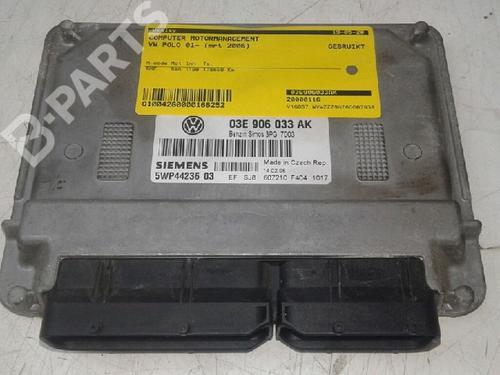 Engine control unit (ECU) VW POLO (9N_, 9A_) 1.2 12V (64 hp) 5606019