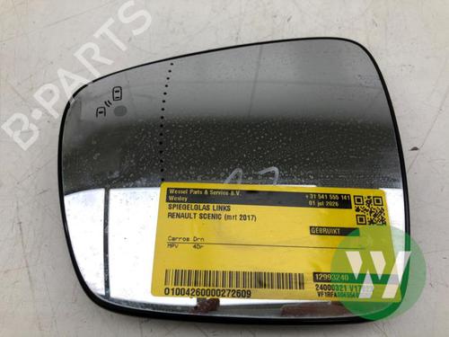 Spejlglas venstre Spejlglas venstre RENAULT SCÉNIC IV (J9_) 1.5 dCi 110 (110 hp) 37031290 37031290