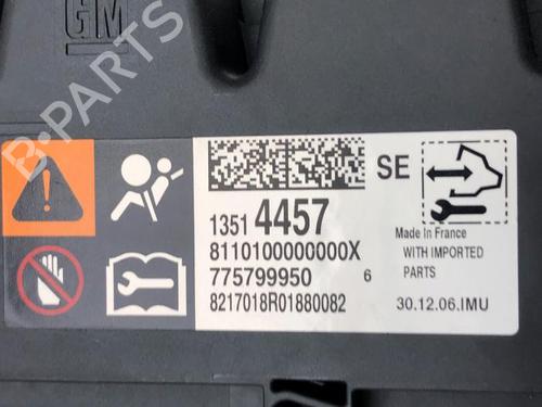 ECU airbags OPEL ASTRA K (B16) 1.4 Turbo (68) | BP19305028M53 