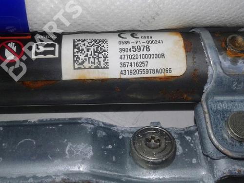 Høyre gardin kollisjonspute OPEL CORSA E (X15) 1.4 LPG (08, 68) (87 hp) 9102154