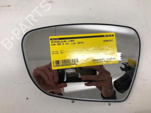 Used Left mirror glass KIA CEE'D (JD) 1.4 CRDi 90 (90 hp) 29433243