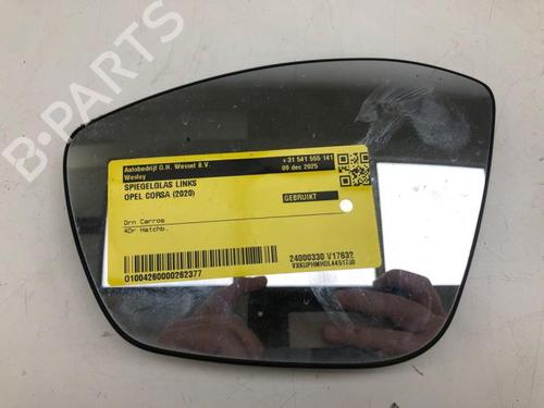 Spejlglas venstre OPEL CORSA F (P2JO) 1.2 (68) (75 hp) 31319217