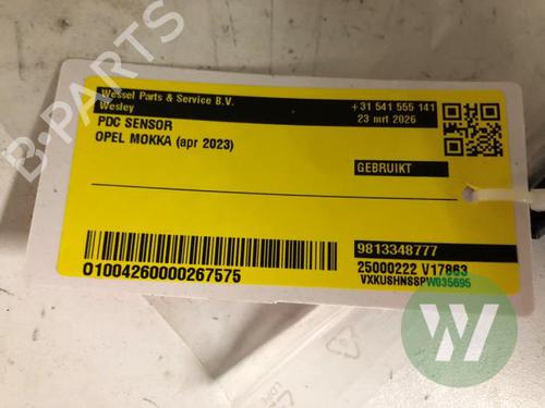 Electronic sensor OPEL MOKKA 1.2 (76) | BP33331768M84 - Image 6