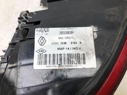 Right taillight RENAULT CLIO IV (BH_) 1.2 16V | BP14981556C35 