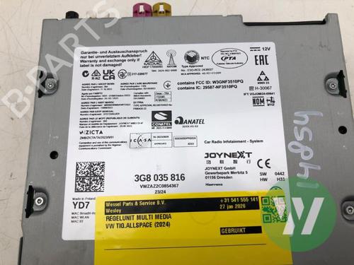 Control unit VW TIGUAN ALLSPACE (BW2, BJ2) 2.0 TDI 4motion | BP31937022M11