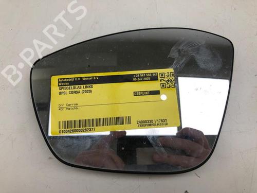 Left mirror glass OPEL CORSA F (P2JO) 1.2 (68) | BP31319217C148 