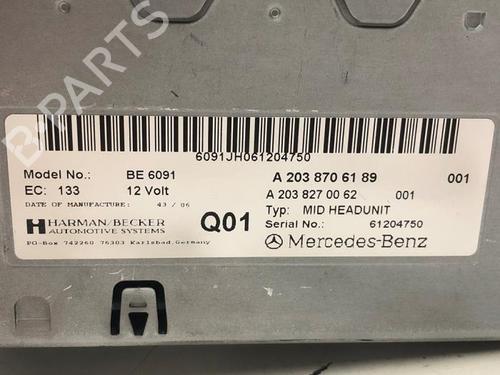 Radio MERCEDES-BENZ C-CLASS (W203) C 320 CDI (203.020) | BP20307907E6 
