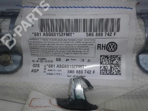 Right curtain airbag VW GOLF VI (5K1) 1.4 | BP9102235C12 