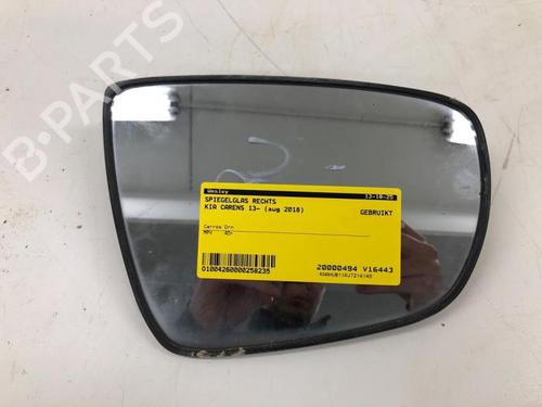 Used Right mirror glass KIA CARENS IV 1.6 GDi (135 hp) 29551937