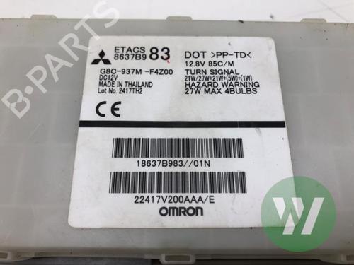Fuse box MITSUBISHI MIRAGE / SPACE STAR VI Hatchback (A0_A) 1.0 (A05A) | BP39452059E1 - Image 3