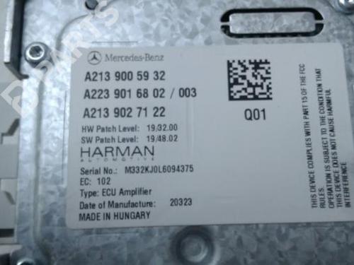 Control unit MERCEDES-BENZ EQV (W447) EQV 300 (447.813, 447.815) | BP9955729M11 