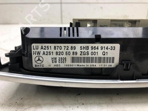 Climate control MERCEDES-BENZ M-CLASS (W164) ML 320 CDI 4-matic (164.122) | BP24471530I5 