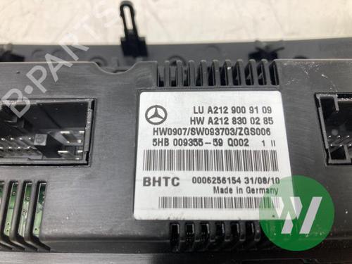 Climate control MERCEDES-BENZ E-CLASS (W212) E 200 CDI / BlueTEC (212.005, 212.006) | BP36874293I5 - Image 2