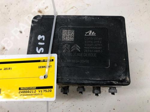 Used ABS pump PEUGEOT 2008 I (CU_) 1.2 THP 130 / PureTech 130 (130 hp) 29201337