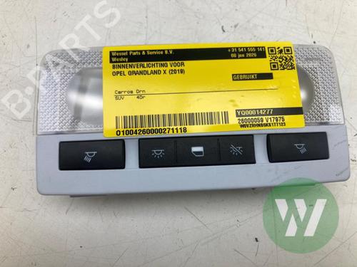 Used Interior roof light Interior roof light OPEL GRANDLAND / GRANDLAND X (A18, P1UO) 1.2 (75) (131 hp) 36393770 36393770