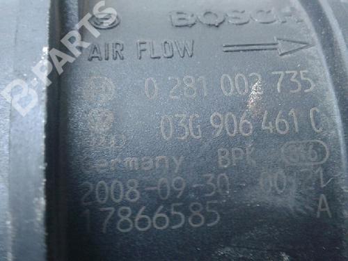 Mass air flow sensor VW GOLF VI (5K1) 2.0 TDI | BP6793468M95