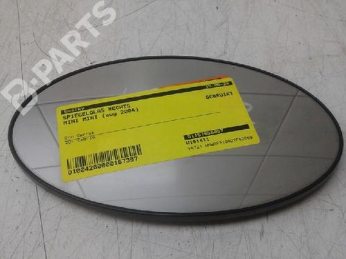 Used Right mirror glass MINI MINI (R56) Cooper (115 hp) 5769153
