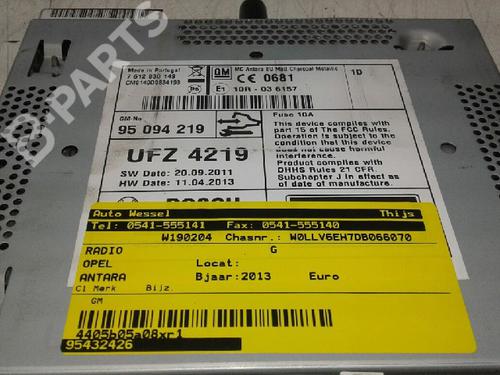 Radio OPEL ANTARA A (L07) 2.2 CDTi | BP4779873E6 