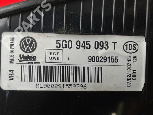 Left taillight VW GOLF VII (5G1, BQ1, BE1, BE2) 1.2 TSI | BP6900503C34 