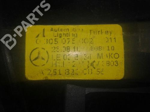 Højre Foran Tågelygte MERCEDES-BENZ C-CLASS (W204) C 180 CDI (204.000) | BP8066984C31 