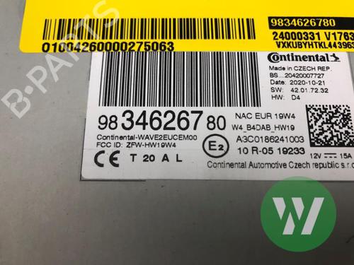 Control unit OPEL CORSA F (P2JO) 1.5 (68) | BP38527692M11 - Image 2