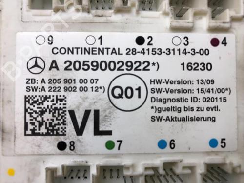 Electronic module MERCEDES-BENZ C-CLASS (W205) C 300 BlueTEC Hybrid / h (205.012) | BP13405127M83