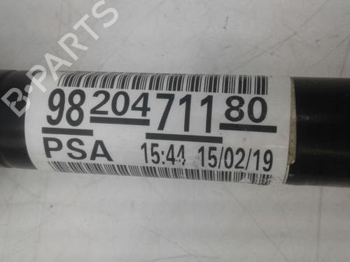 Used Right front driveshaft PEUGEOT PARTNER Box Body/MPV (K9) 1.6 BlueHDI 100 (99 hp) 19659294