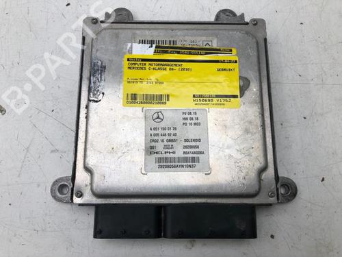 Used Engine control unit (ECU) MERCEDES-BENZ C-CLASS (W204) C 200 CDI (204.001) (136 hp) 12586132