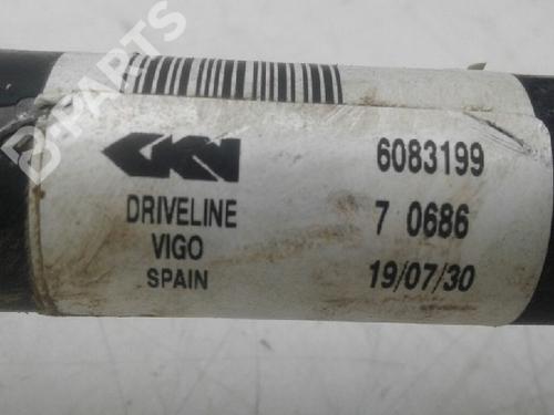 Left front driveshaft OPEL CORSA E (X15) 1.4 LPG (08, 68) | BP7845171M38 