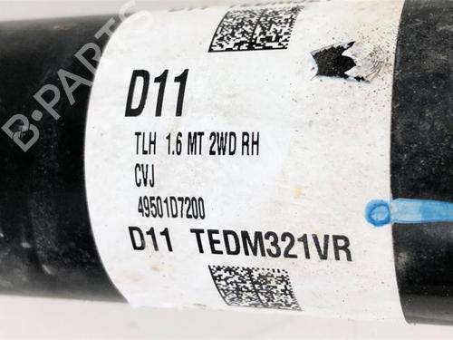 Right front driveshaft KIA SPORTAGE IV (QL, QLE) 1.6 GDI | BP29861464M39
