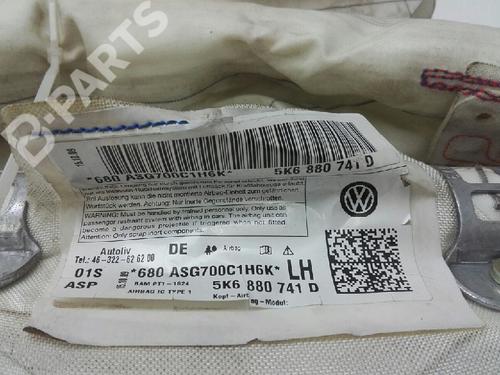 Left curtain airbag VW GOLF VI (5K1) 1.6 TDI | BP9101639C11 