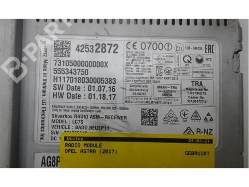 Electronic module OPEL ASTRA K Sports Tourer (B16) 1.4 Turbo (35) | BP11137483M83 