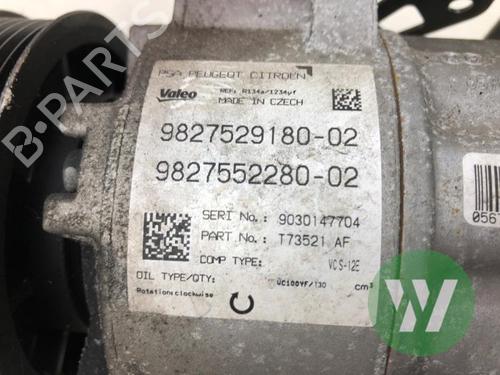 Used AC compressor AC compressor OPEL GRANDLAND / GRANDLAND X (A18, P1UO) 1.2 (75) (131 hp) 36369123 36369123