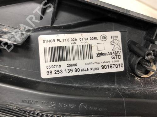 Left headlight PEUGEOT 2008 I (CU_) 1.2 THP 110 / PureTech 110 | BP29345995C28 