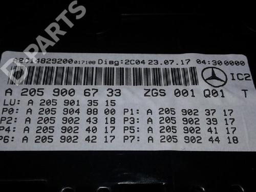 Display monitor MERCEDES-BENZ GLC (X253) 350 d 4-matic (253.925) | BP9100344C48 