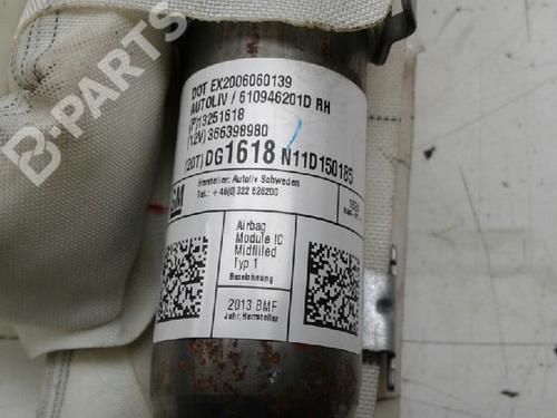 Right curtain airbag OPEL ASTRA J Sports Tourer (P10) 1.7 CDTI (35) | BP9100908C12 