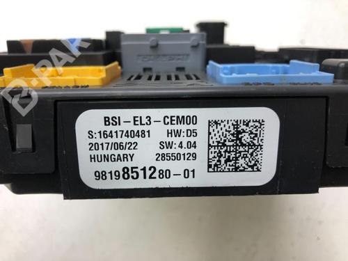Fuse box OPEL CROSSLAND X / CROSSLAND (P17, P2QO) 1.6 Turbo D (75) | BP11234559E1 