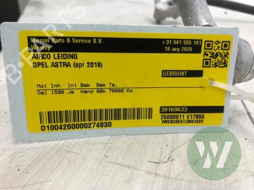 Used AC pipe AC pipe 38442404 38442404