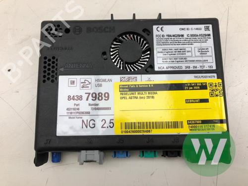 Centralina OPEL ASTRA K (B16) 1.4 Turbo (68) (150 hp) 31803962