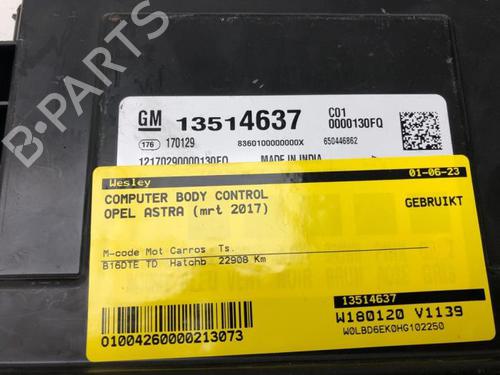 Electronic module OPEL ASTRA K (B16) 1.6 CDTi (68) | BP14579153M83 