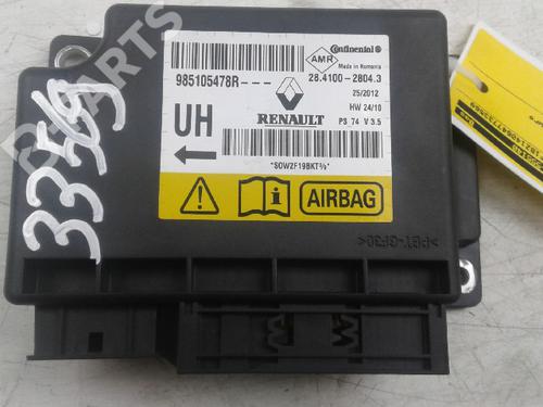 Kollisjonspute styreenhet RENAULT MEGANE III Hatchback (BZ0/1_, B3_) 1.5 dCi (BZ09, BZ0D, BZ1W, BZ29, BZ14) (110 hp) 4774877