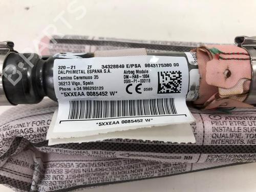Høyre gardin kollisjonspute OPEL MOKKA 1.5 (76) | BP28131605C12 
