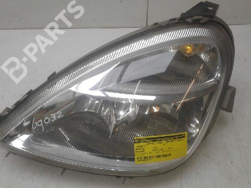 Used Left headlight MERCEDES-BENZ A-CLASS (W168) A 140 (168.031, 168.131) (82 hp) 4776416