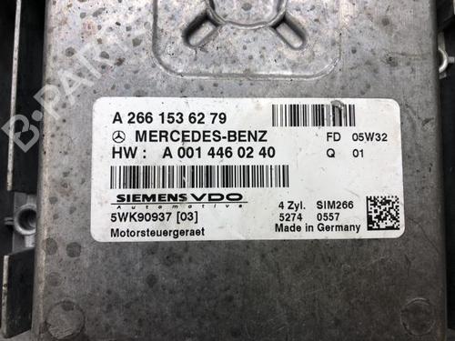 Used Engine control unit (ECU) MERCEDES-BENZ B-CLASS Sports Tourer (W245) B 180 (245.232) (116 hp) 12578909