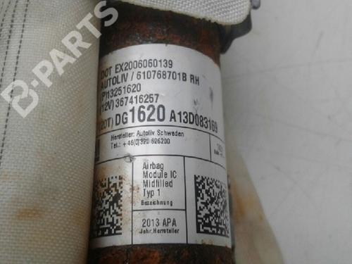 Right curtain airbag OPEL ASTRA J (P10) 1.7 CDTI (68) | BP9100913C12 