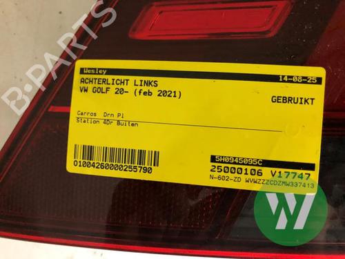 Left taillight VW GOLF VIII (CD1, DA1) 1.5 eTSI | BP39914033C34 - Image 3